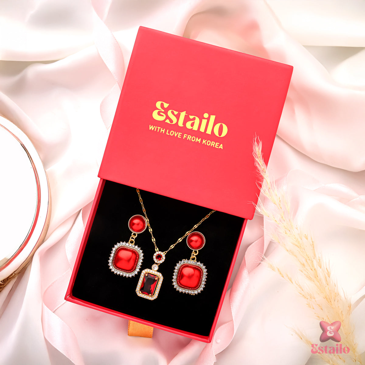 Ruby Royale Jewellery Set