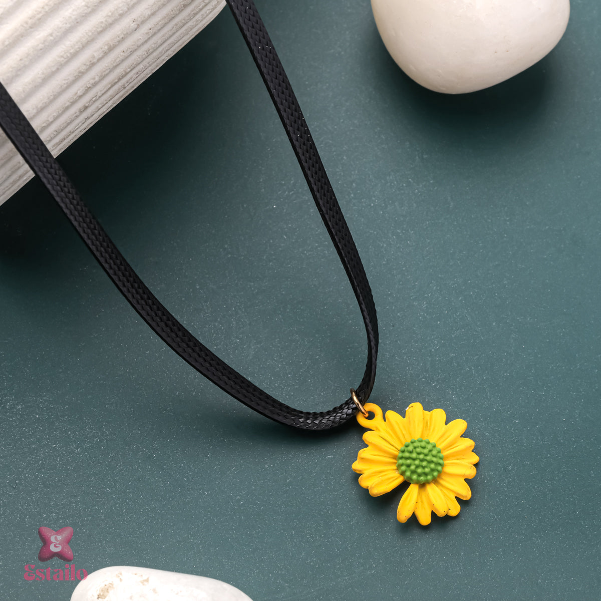 Sunlight Sunflower Necklace