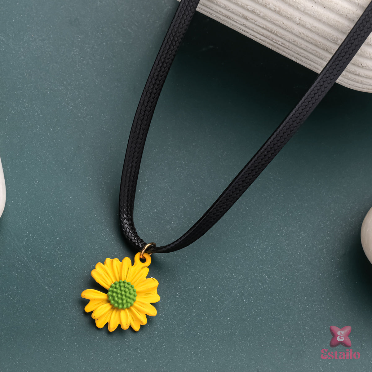 Sunlight Sunflower Necklace