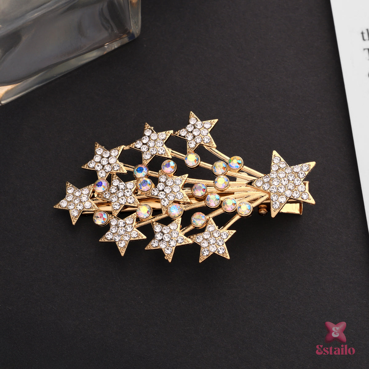 Rhinestone Star Hair Clip