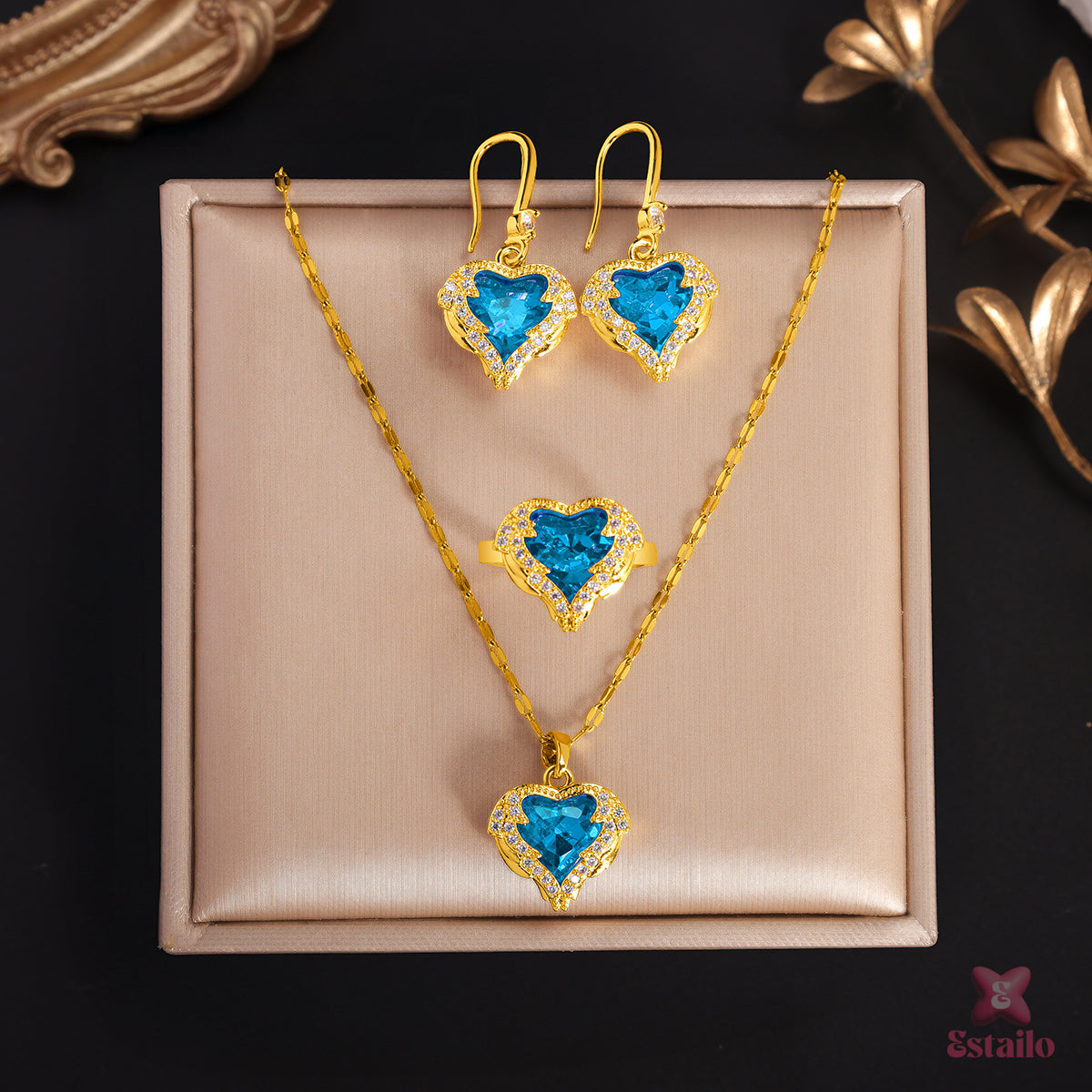 Luna & Lace Hearts Neckpiece