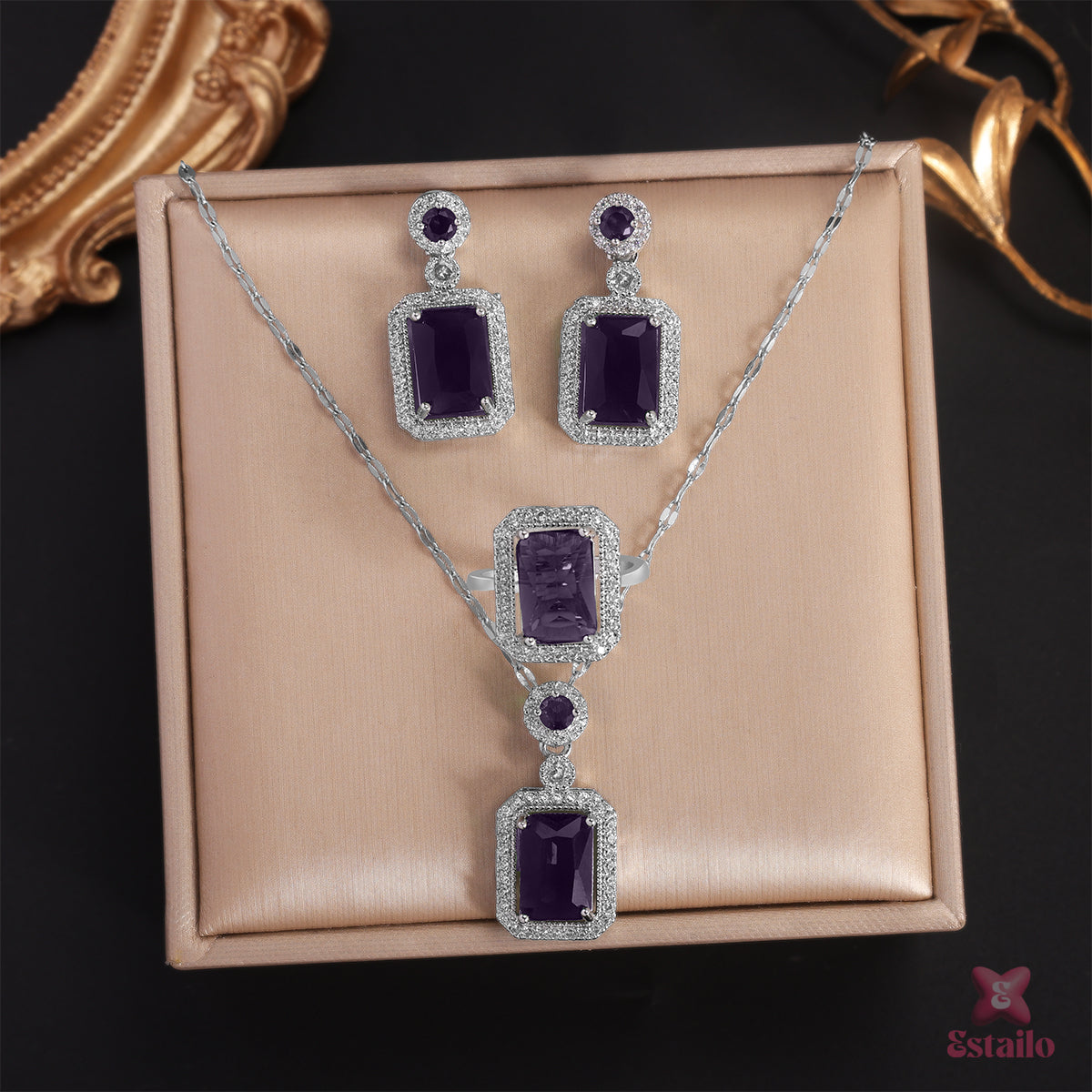 Violet Reverie Neckpiece