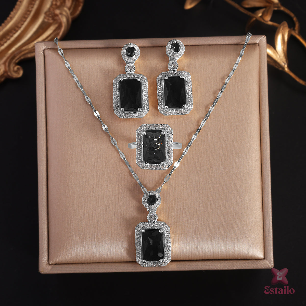 Midnight Glam Necklace Set