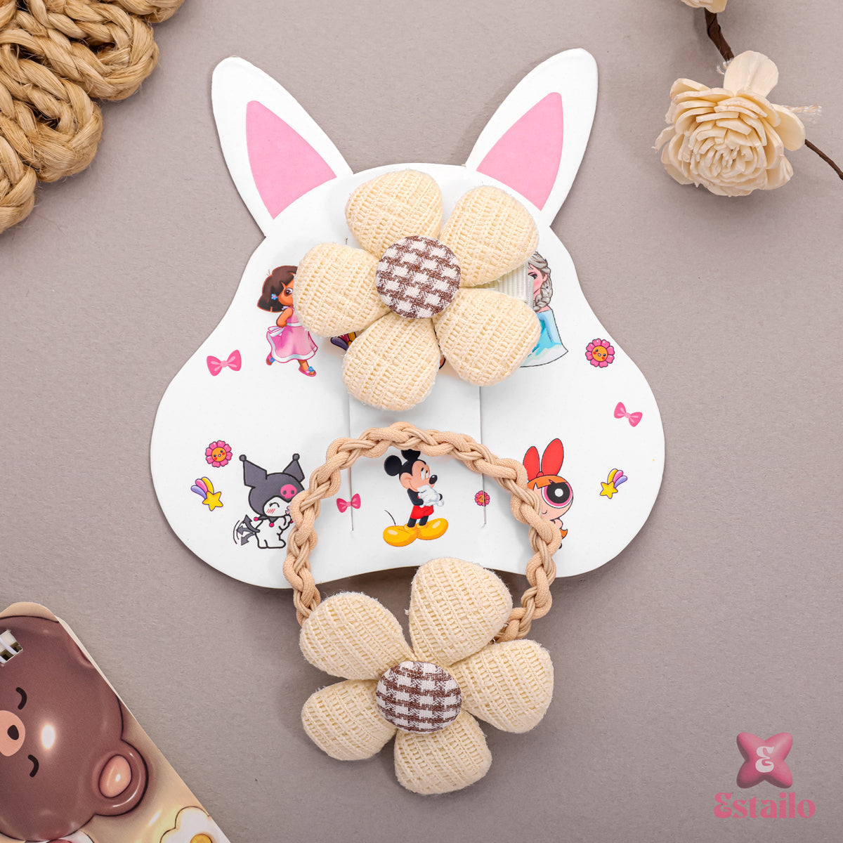 Floral Knot Hair Tie