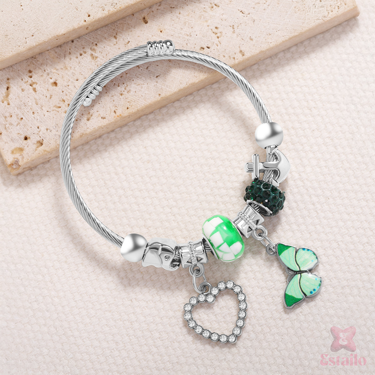 Elegance Embrace Charm Bracelet