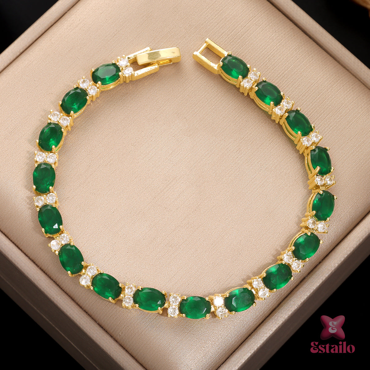 Forest Glade Tennis Bracelet