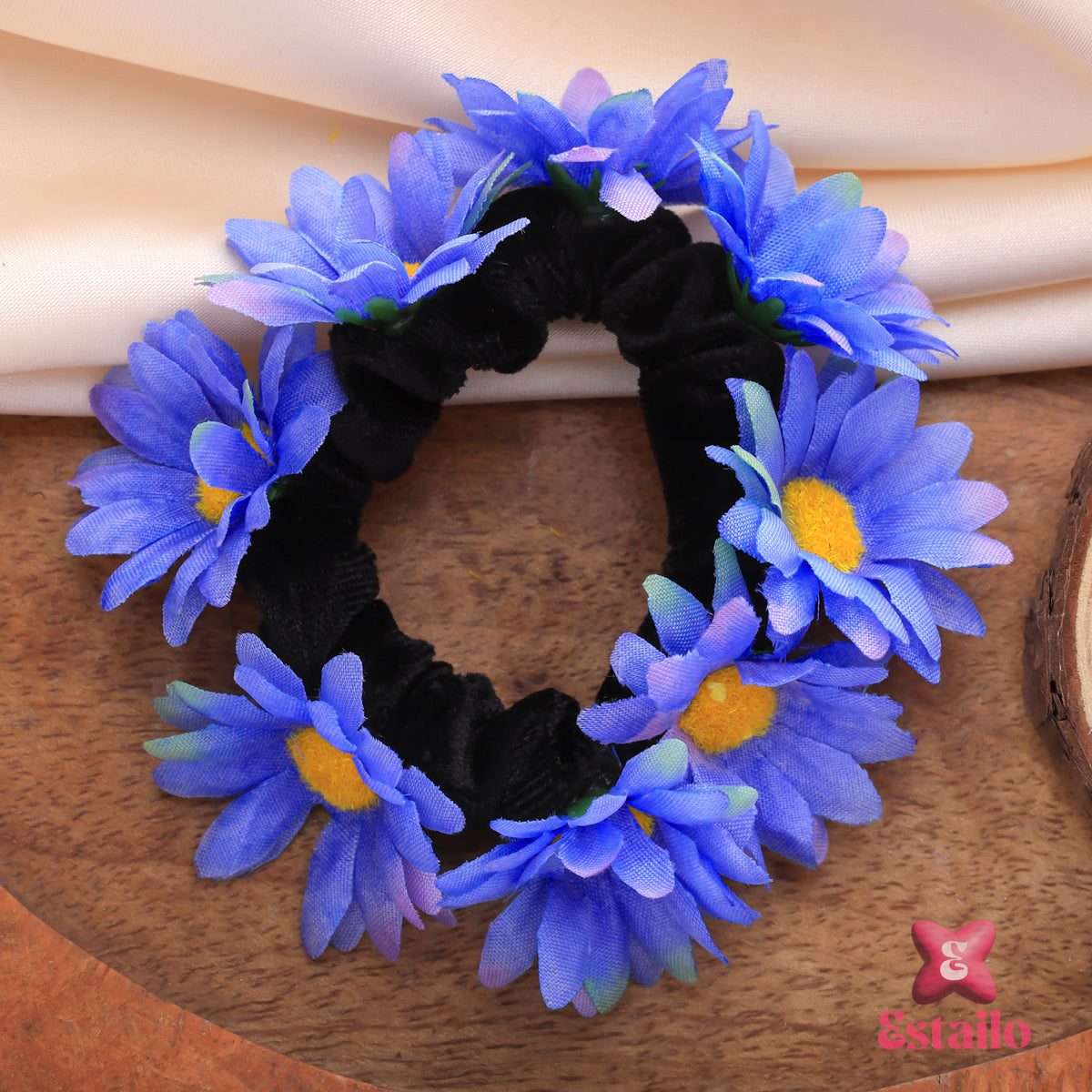 Midnight Blue Floral Tie