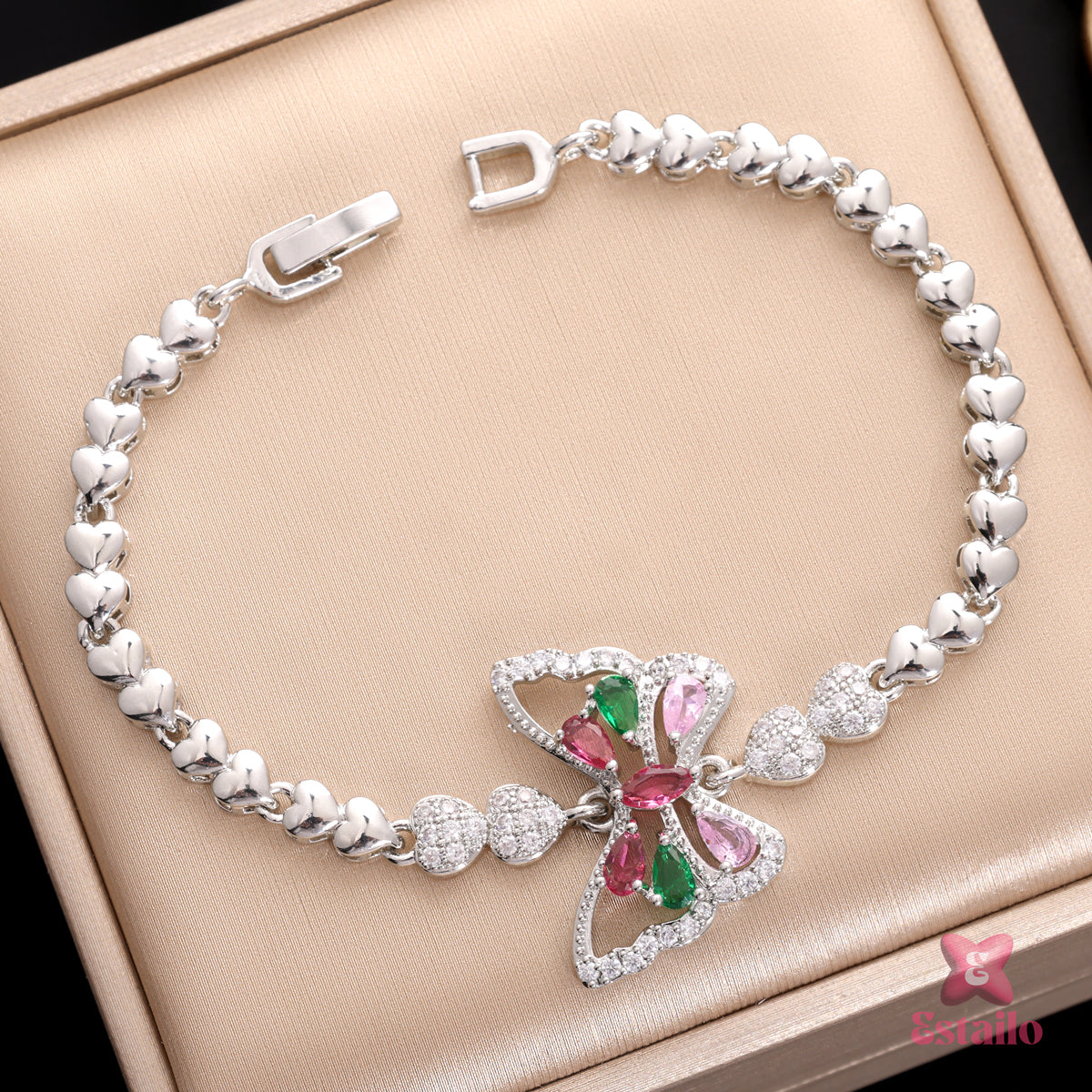 Wings of Love Crystal Bracelet