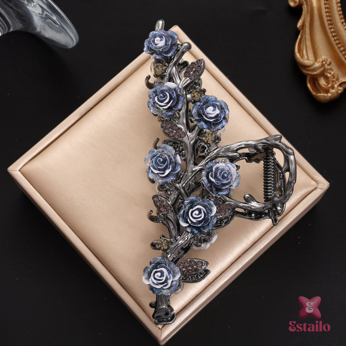 Rose Branch Hair Claw