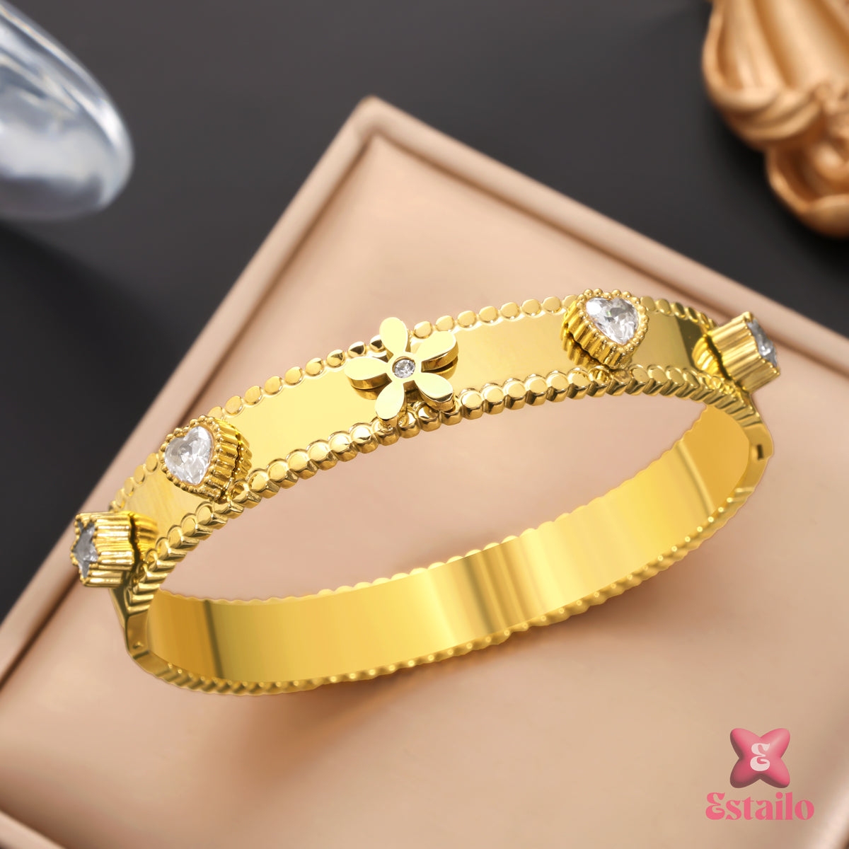 Gilded Bloom Bracelet