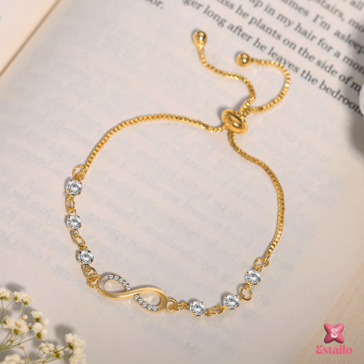 Sterling Nova Infinity Bracelet