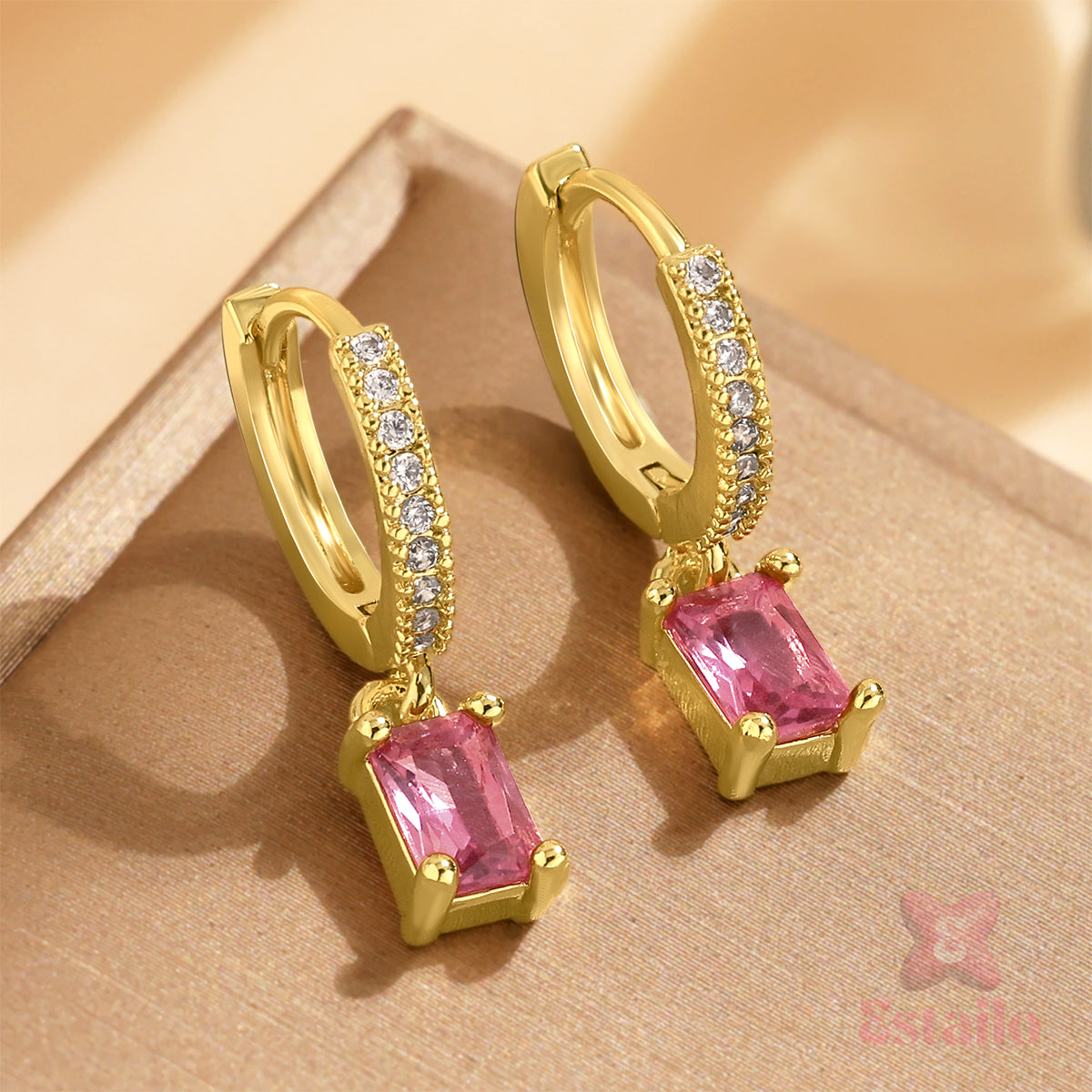 Dazzle Huggies Hoops Earring