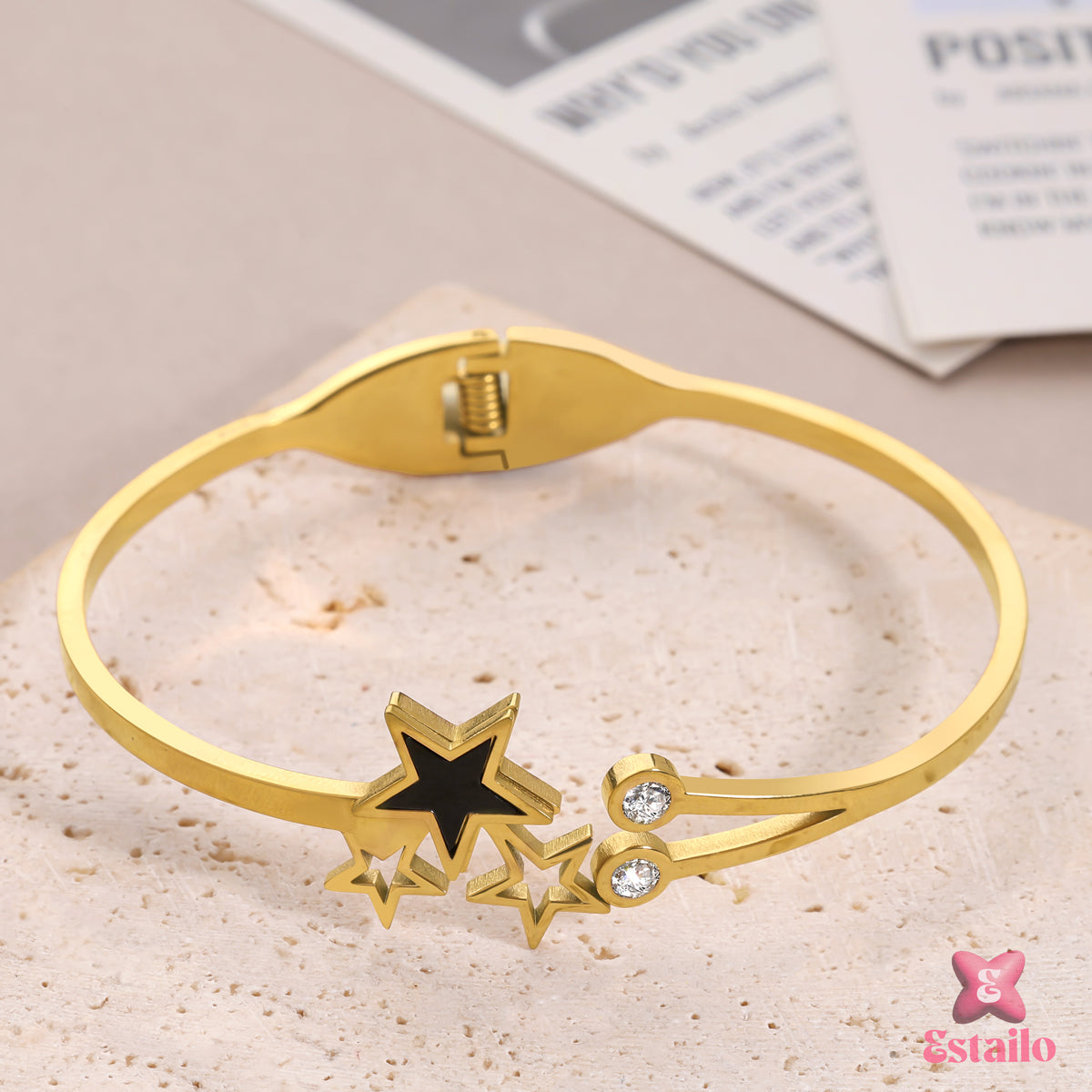 Starlight Radiance Cuff Bracelet