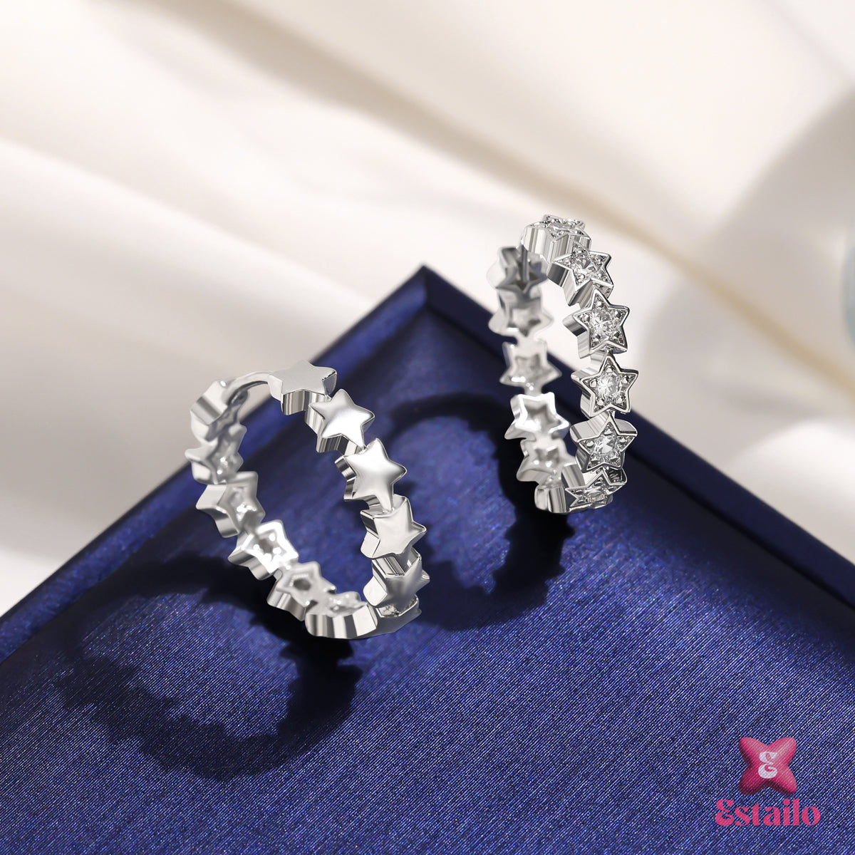 Elegant Eternity Hoops Earring