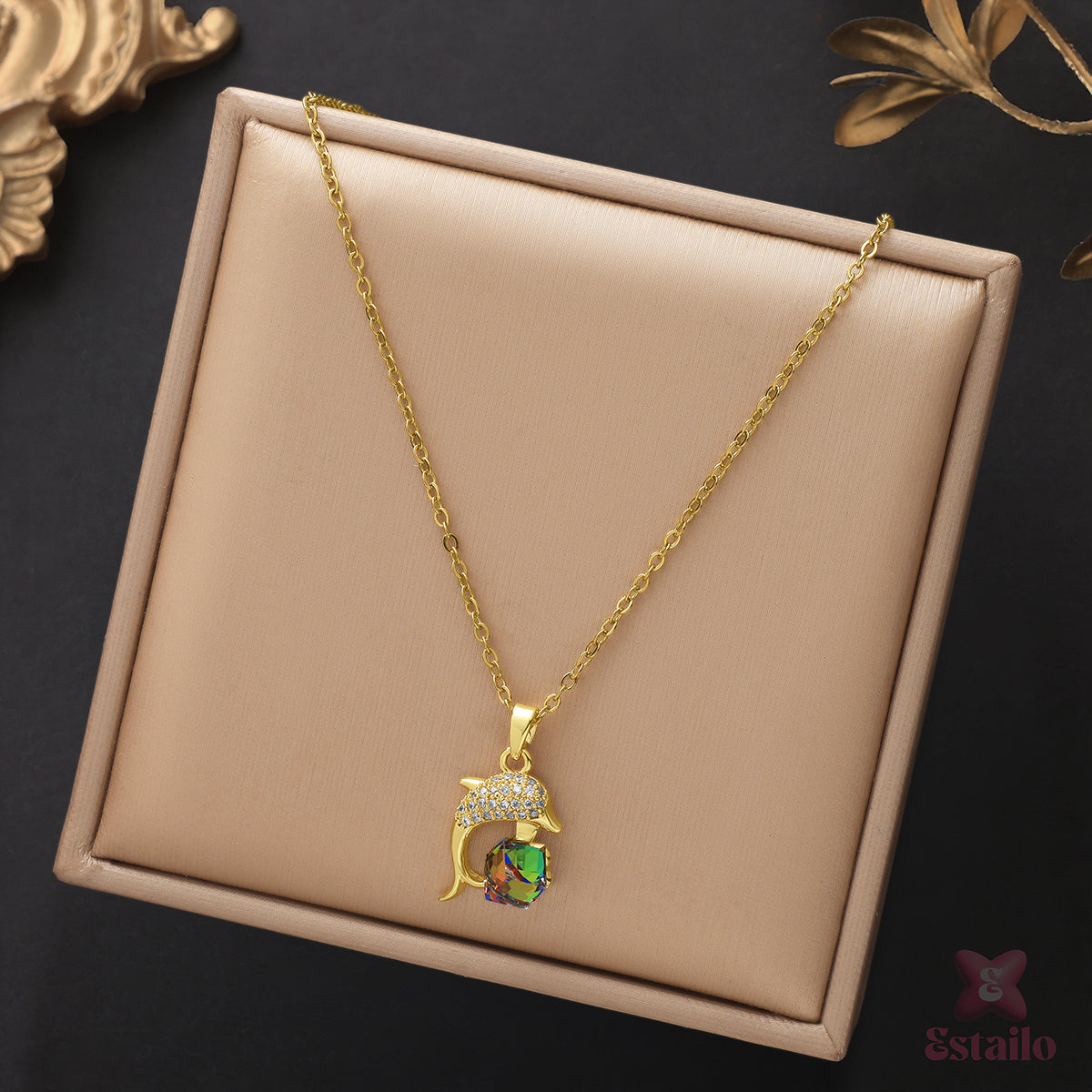 Dolphin's Embrace Necklace