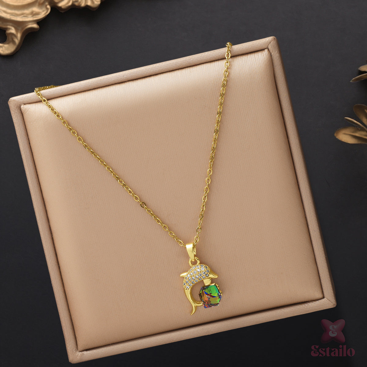 Dolphin's Embrace Necklace