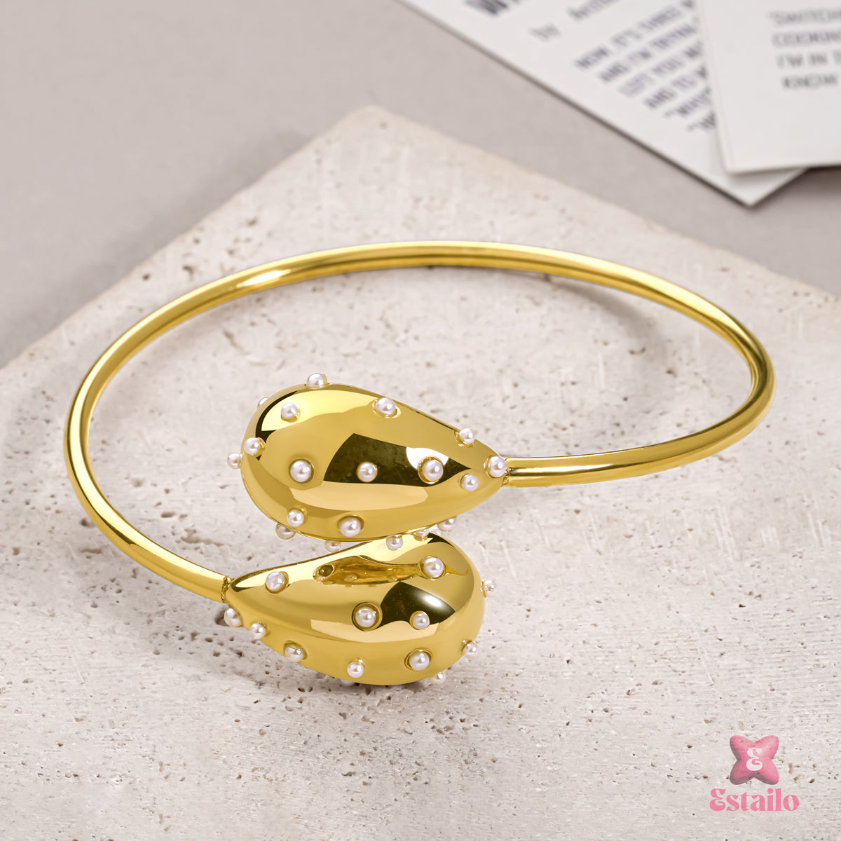 Gilded Drop Bracelet