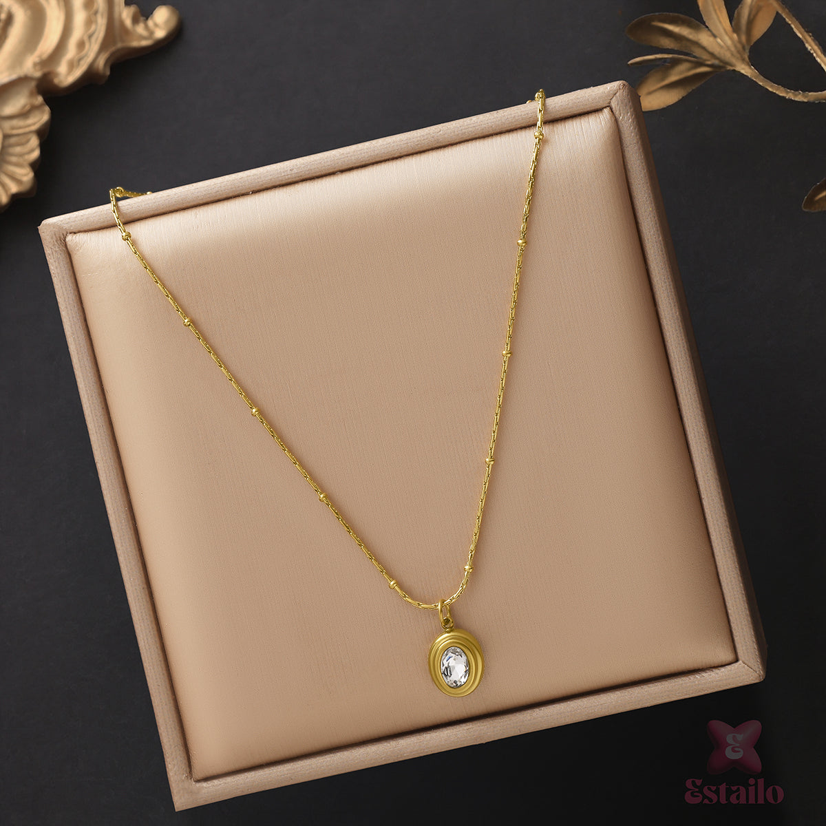 Classic Solitaire Necklace