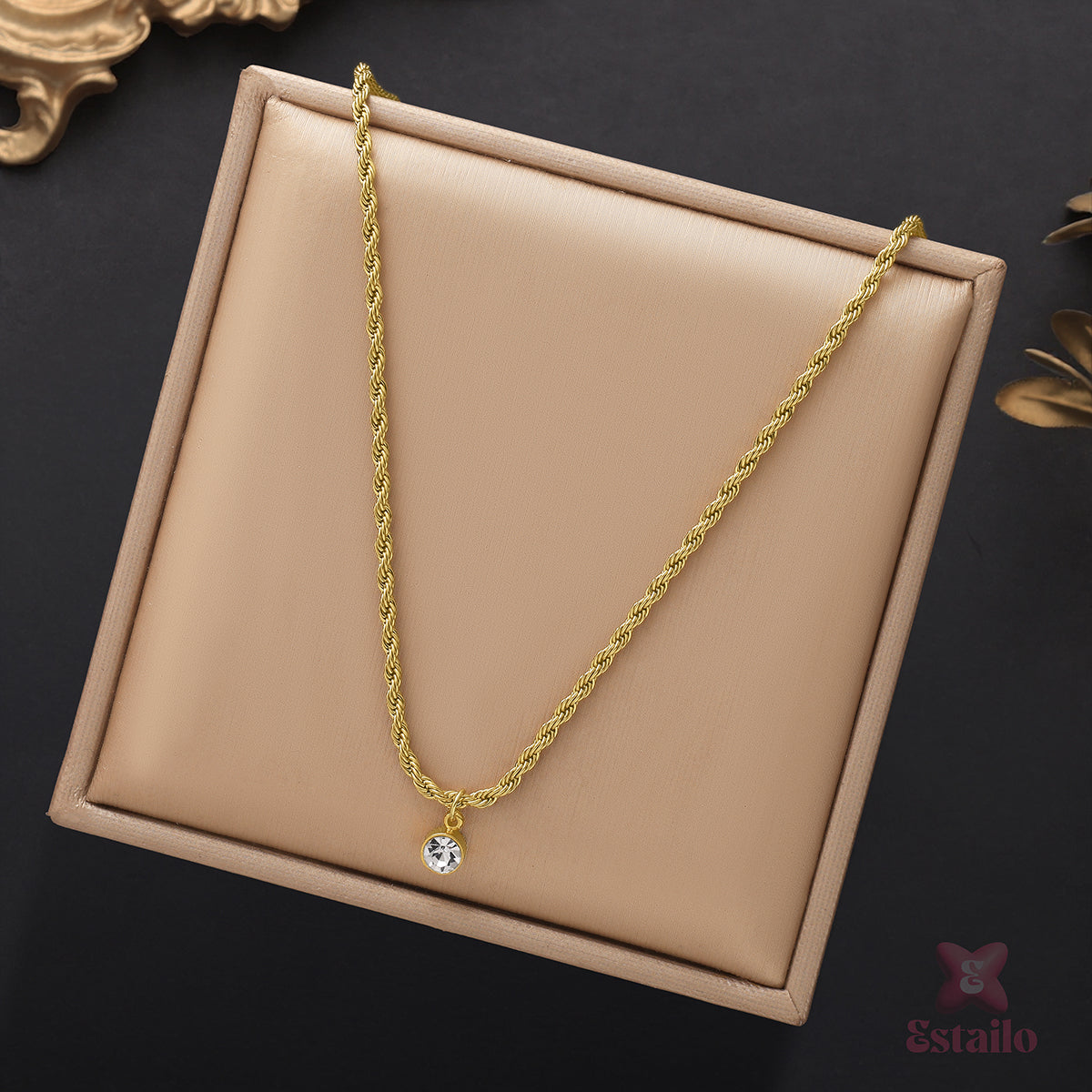 Minimalist Stone Necklace