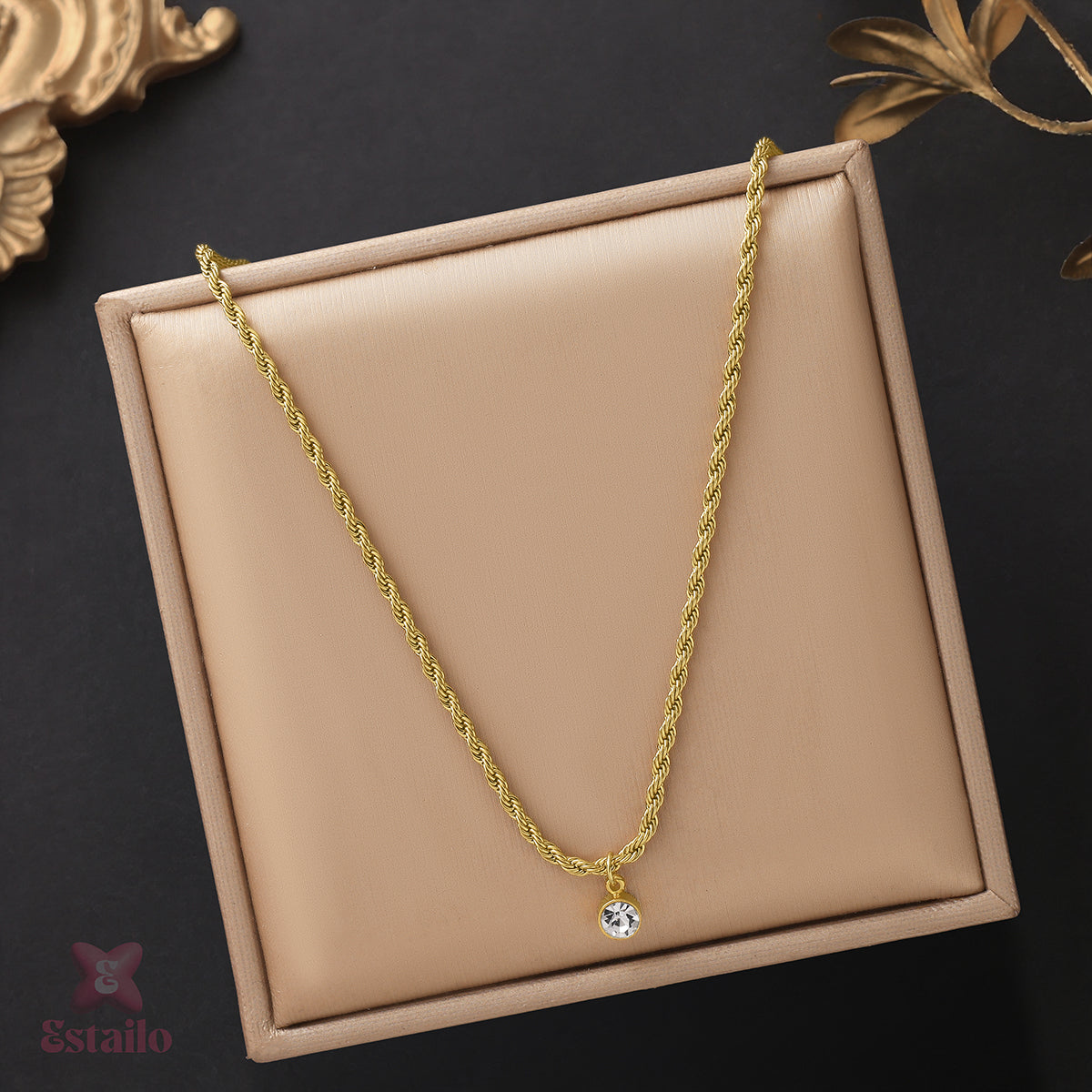 Minimalist Stone Necklace