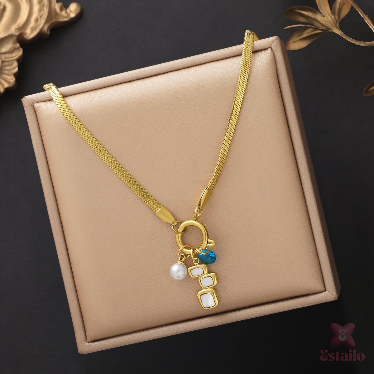 Royal Love Crest Necklace