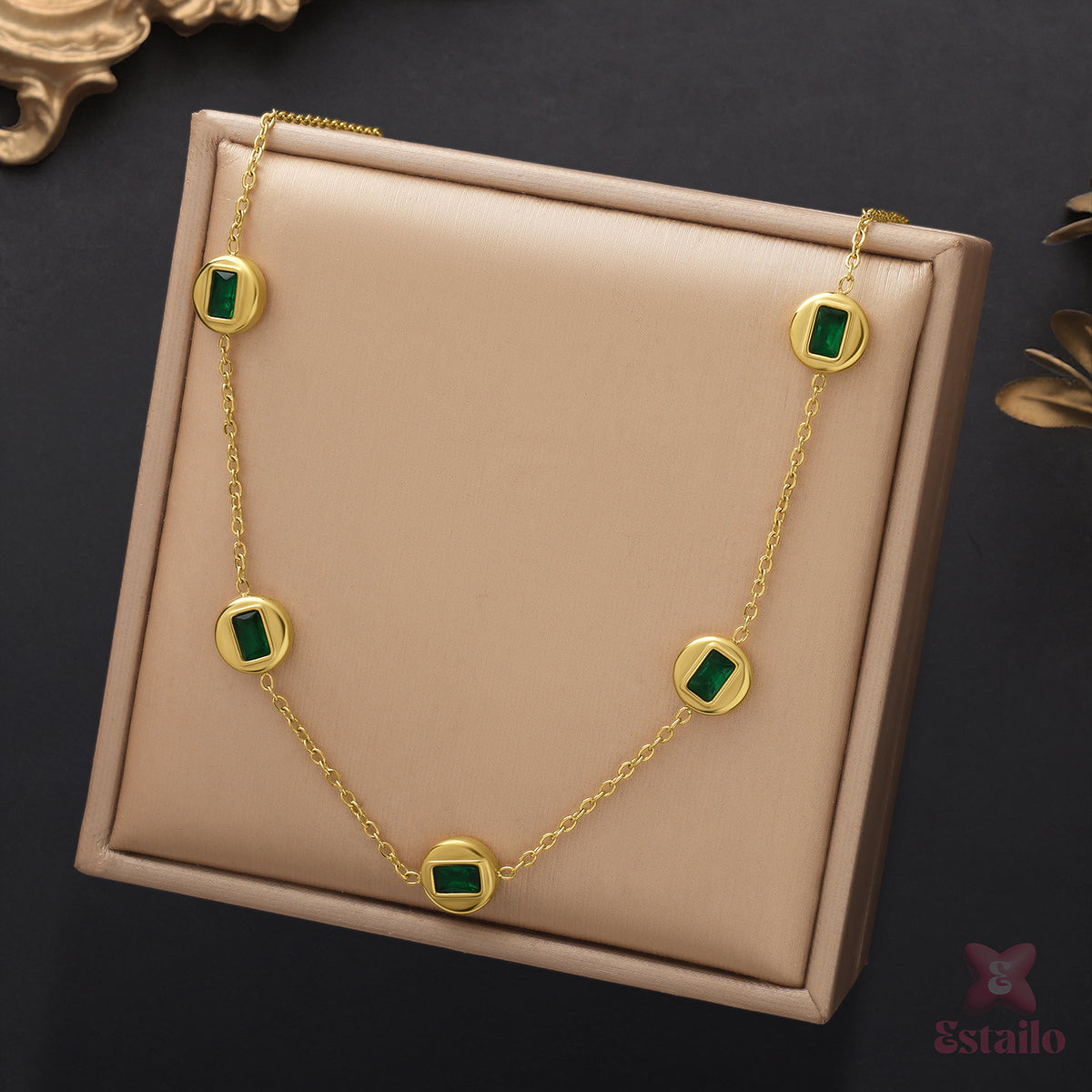 Colorful Charm Chain Necklace