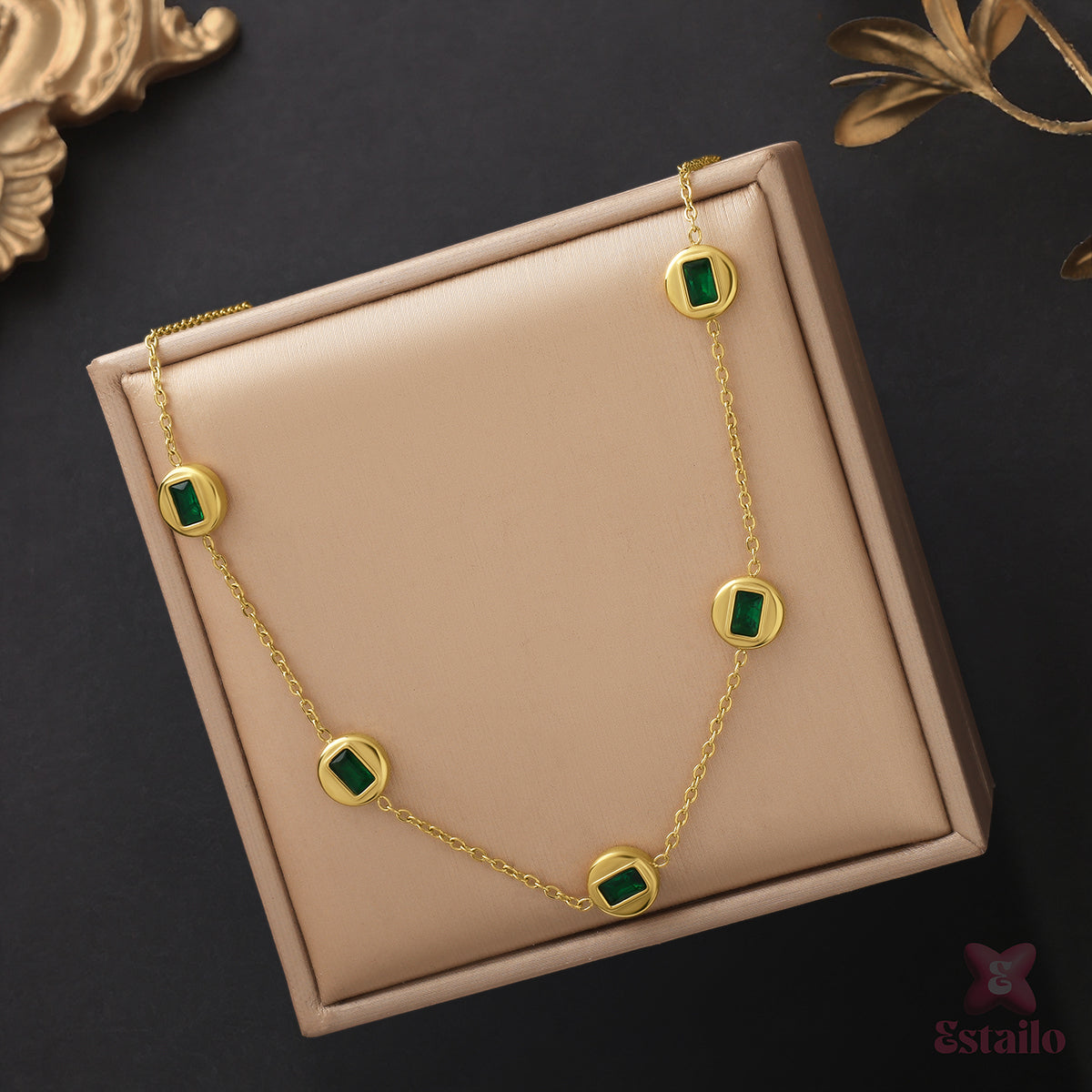 Colorful Charm Chain Necklace