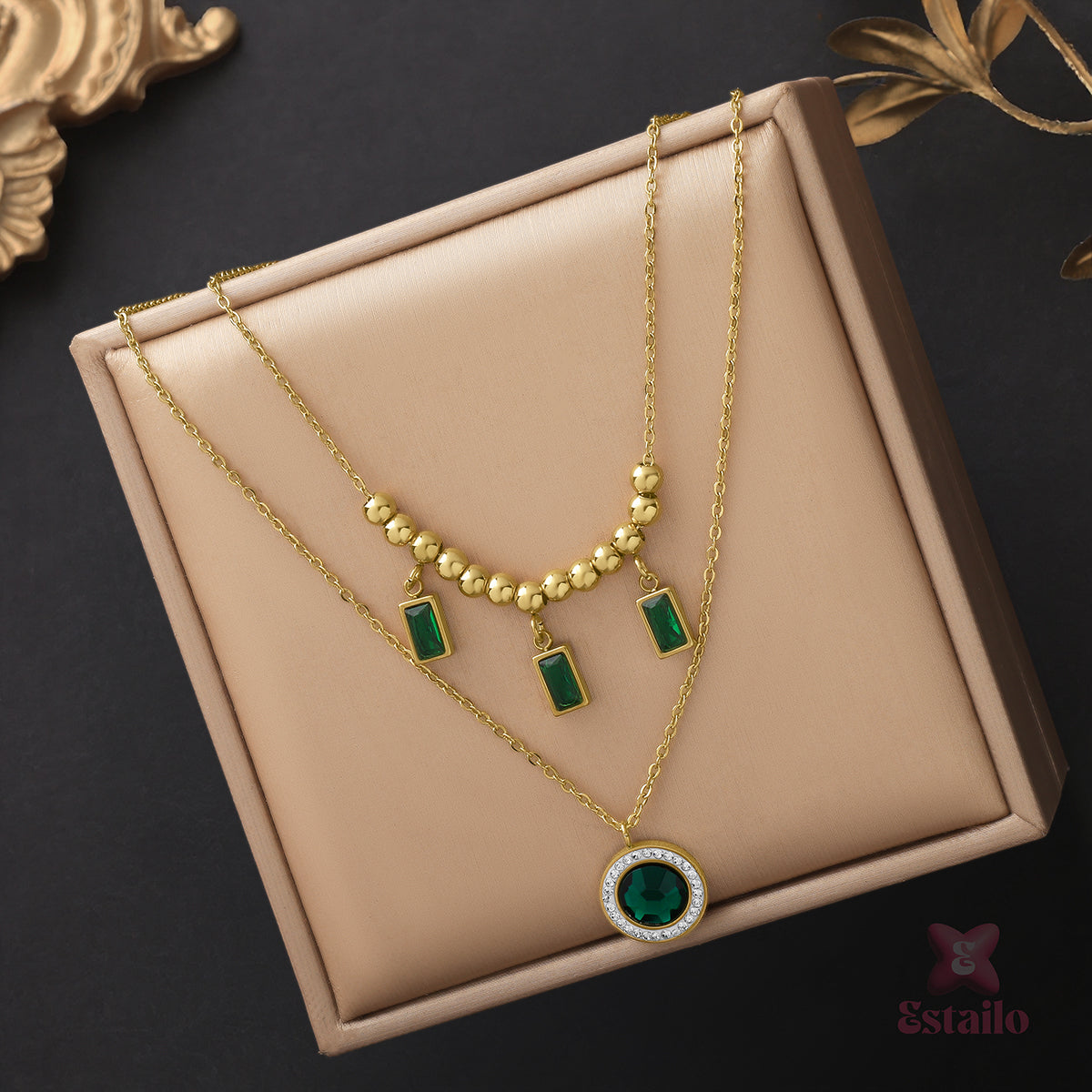 EverGlow Pearl Loop Necklace