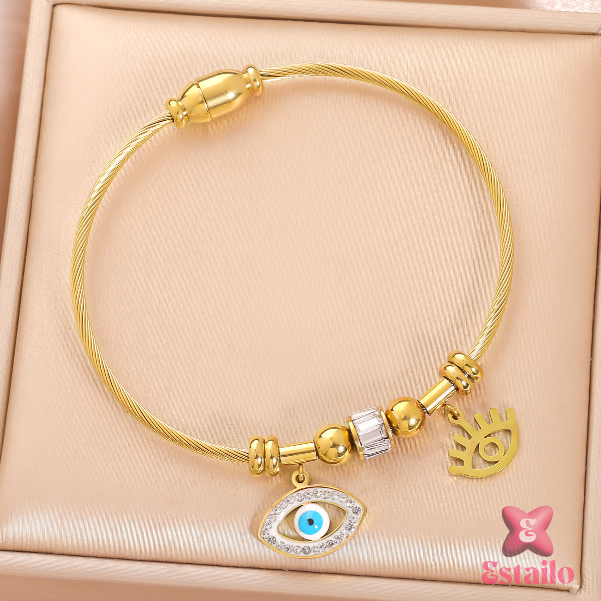 Serenity Eye Cuff Bracelet