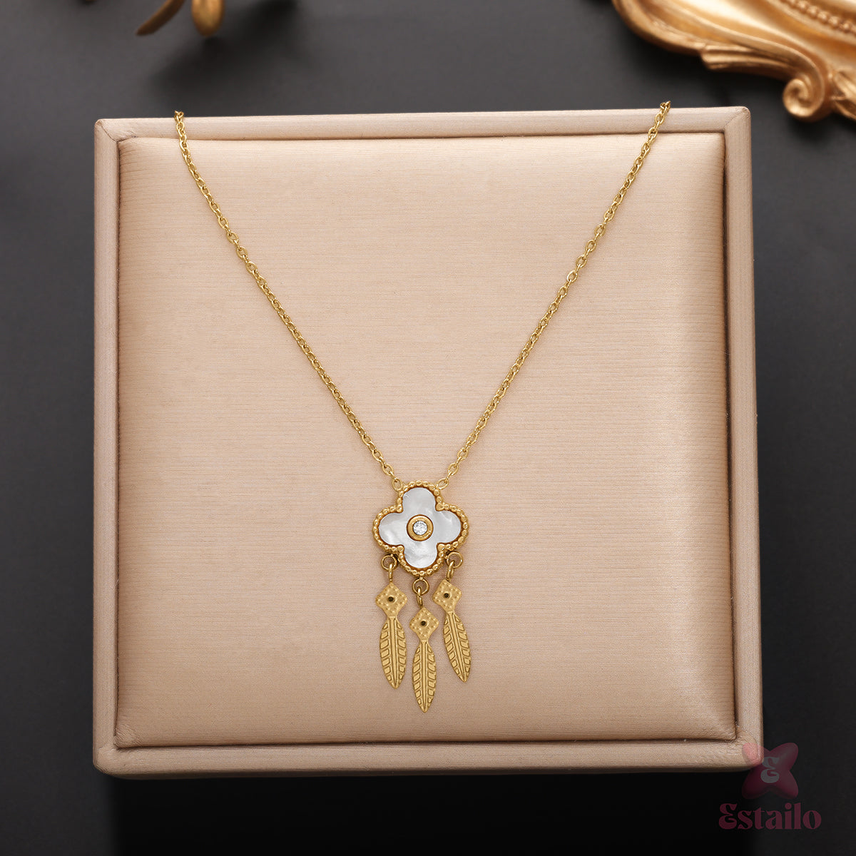 Gilded Serenity Necklace
