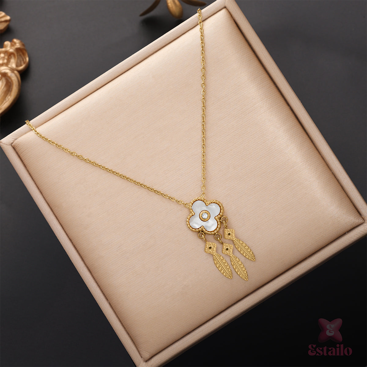Gilded Serenity Necklace