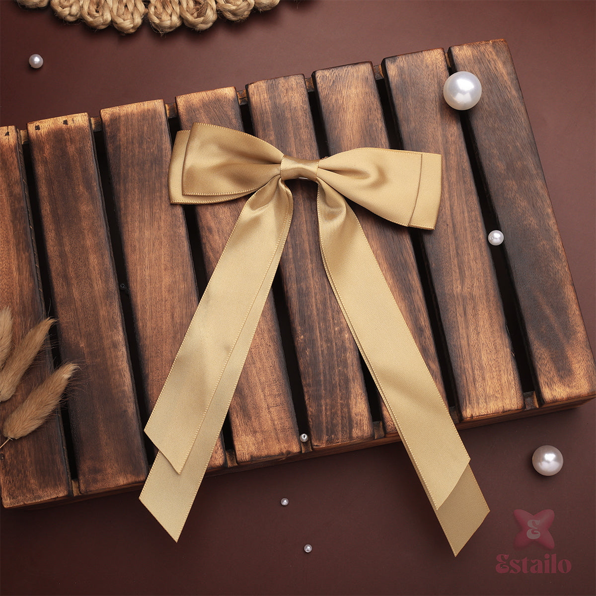 Timeless Satin Elegance Bow Clip