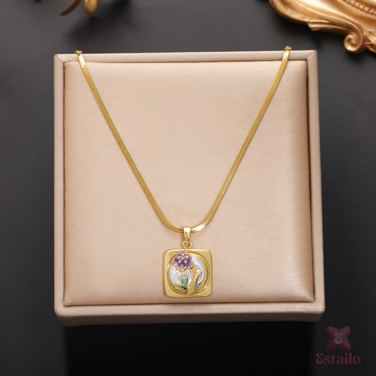 Fleur Charm Necklace