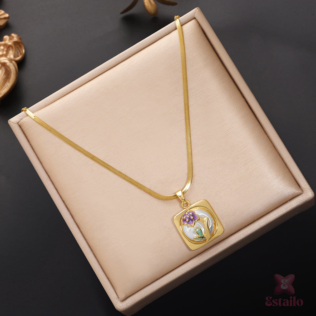 Fleur Charm Necklace