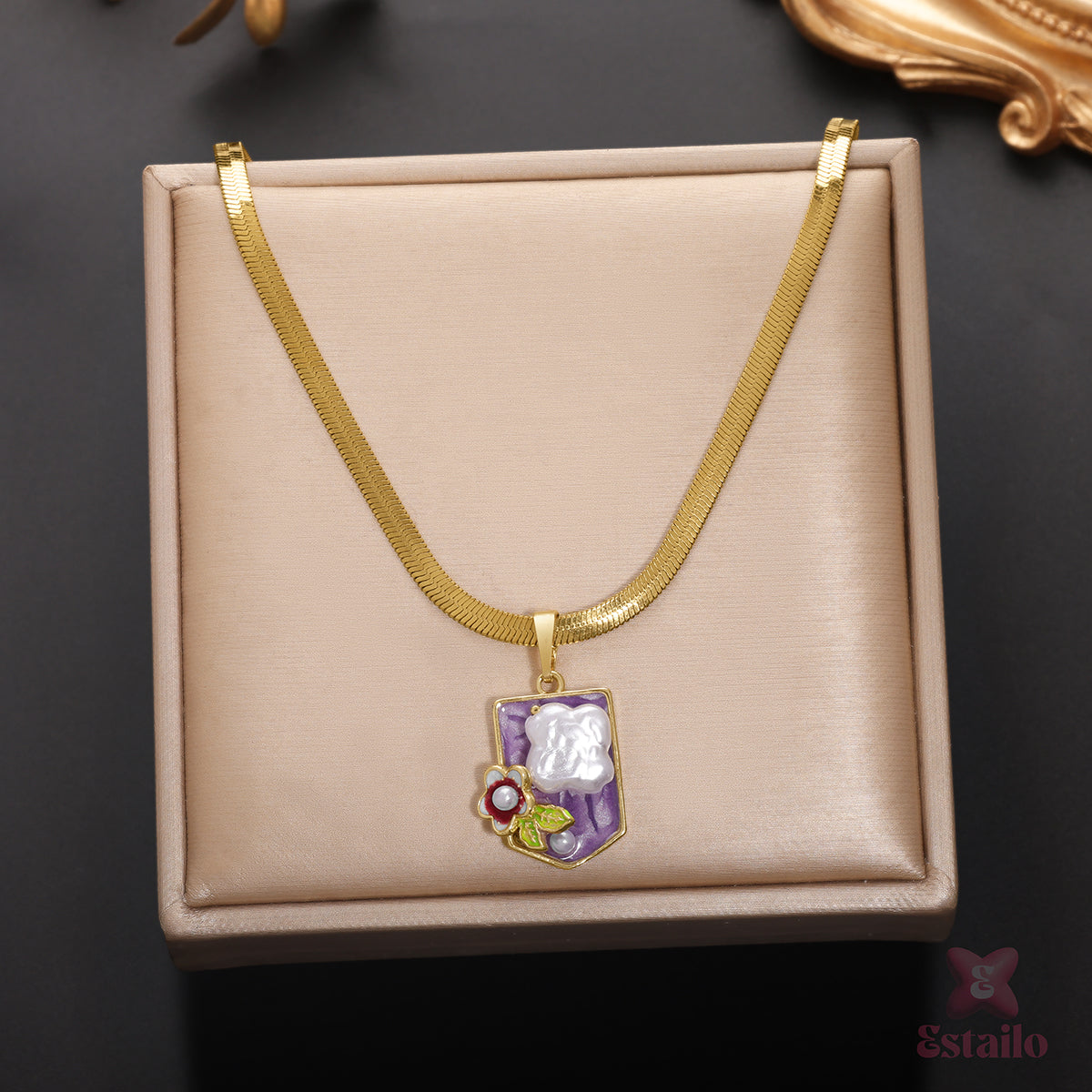 Mystic Flora Chain Necklace