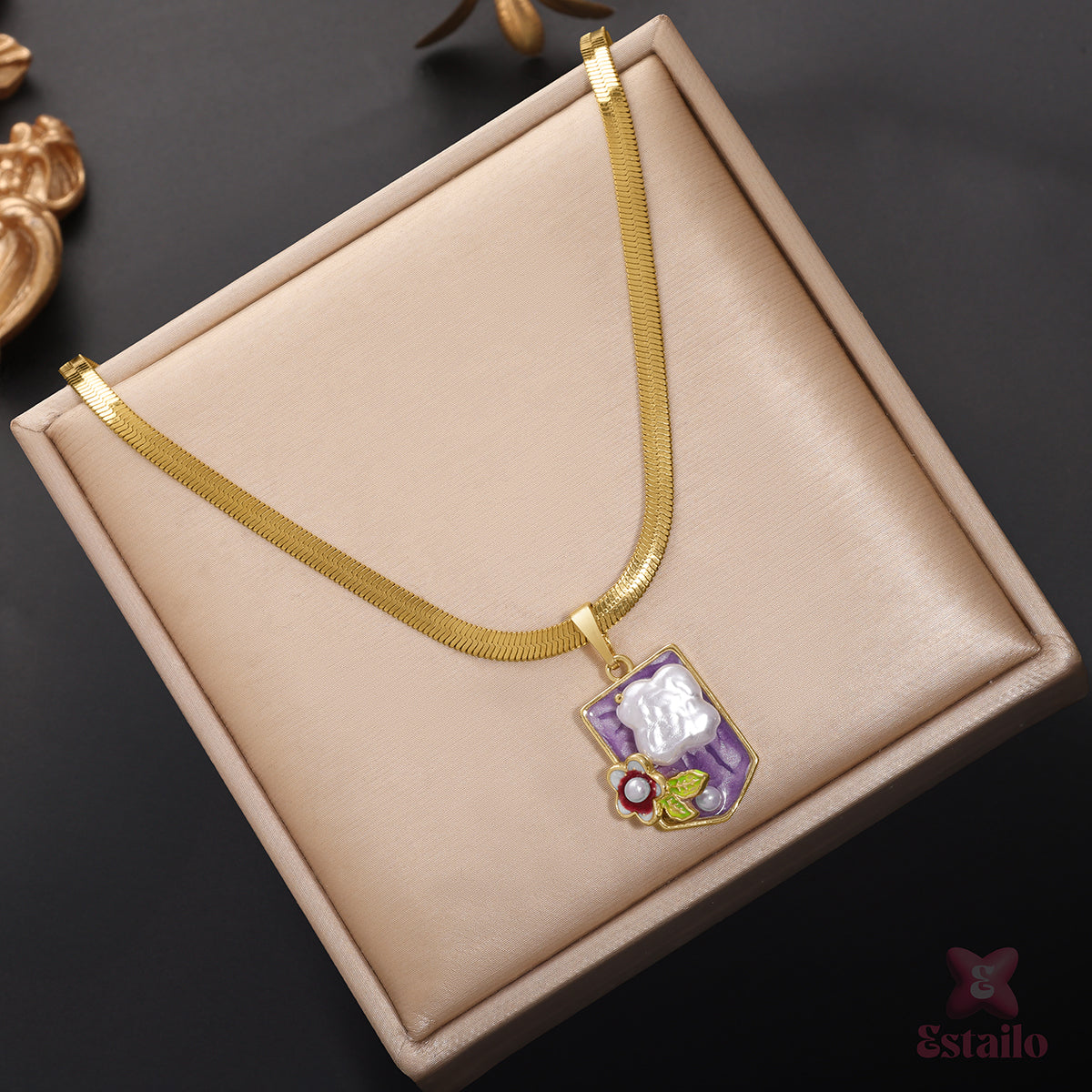 Mystic Flora Chain Necklace