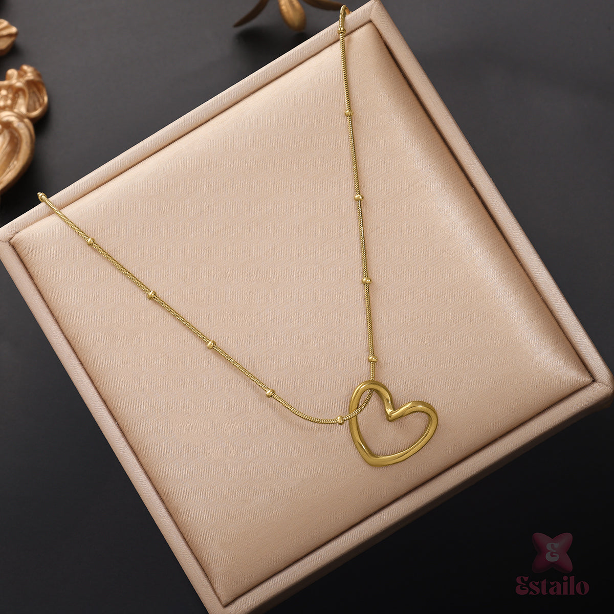 Cherished Heart Charm Necklace