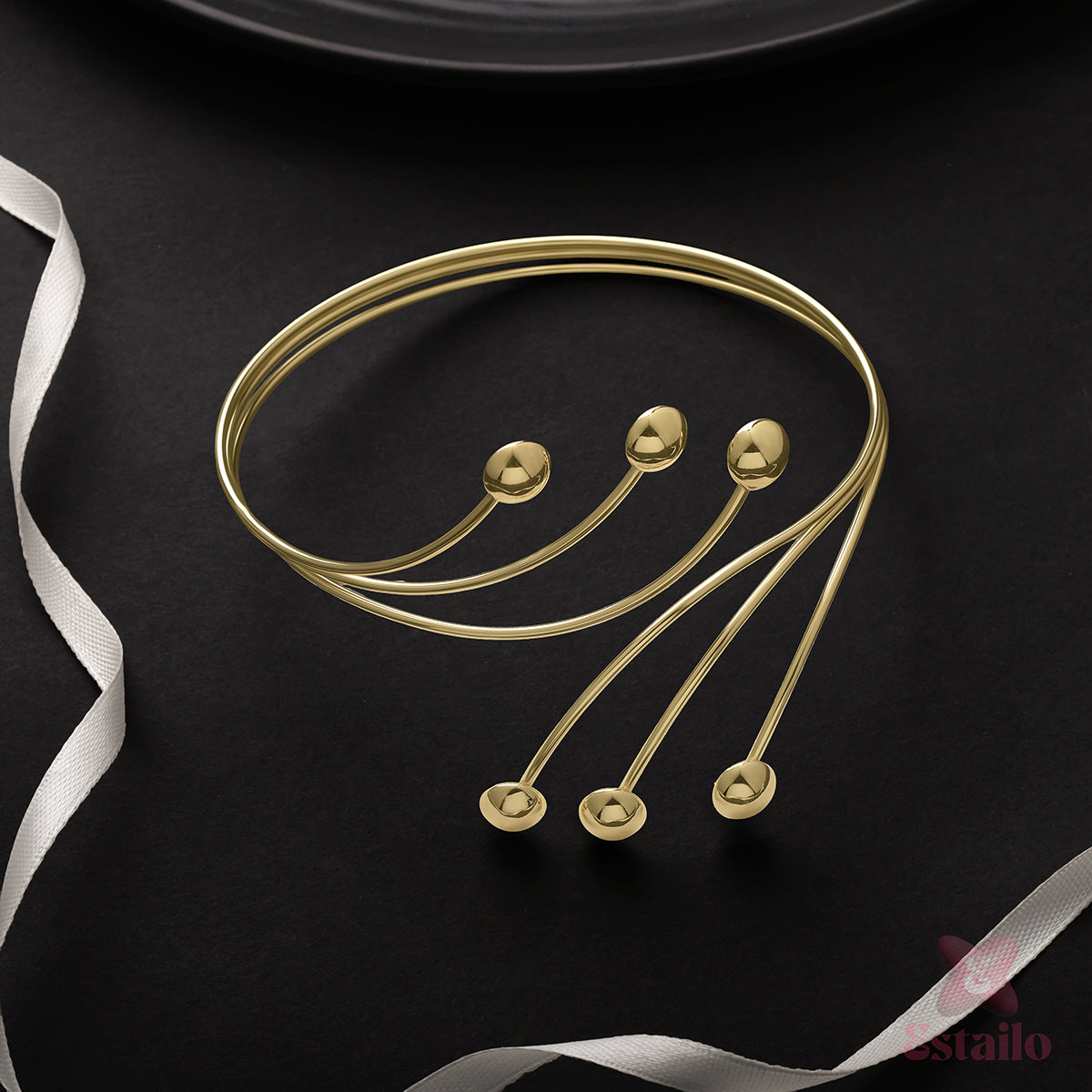 Golden Glissando Arm Cuff