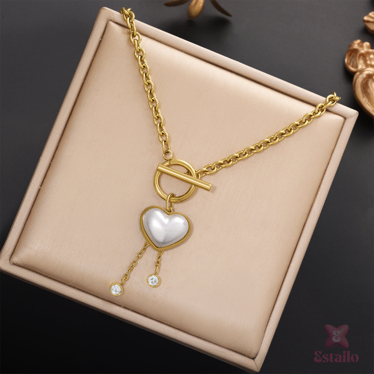 Pearl Heart Radiance Necklace