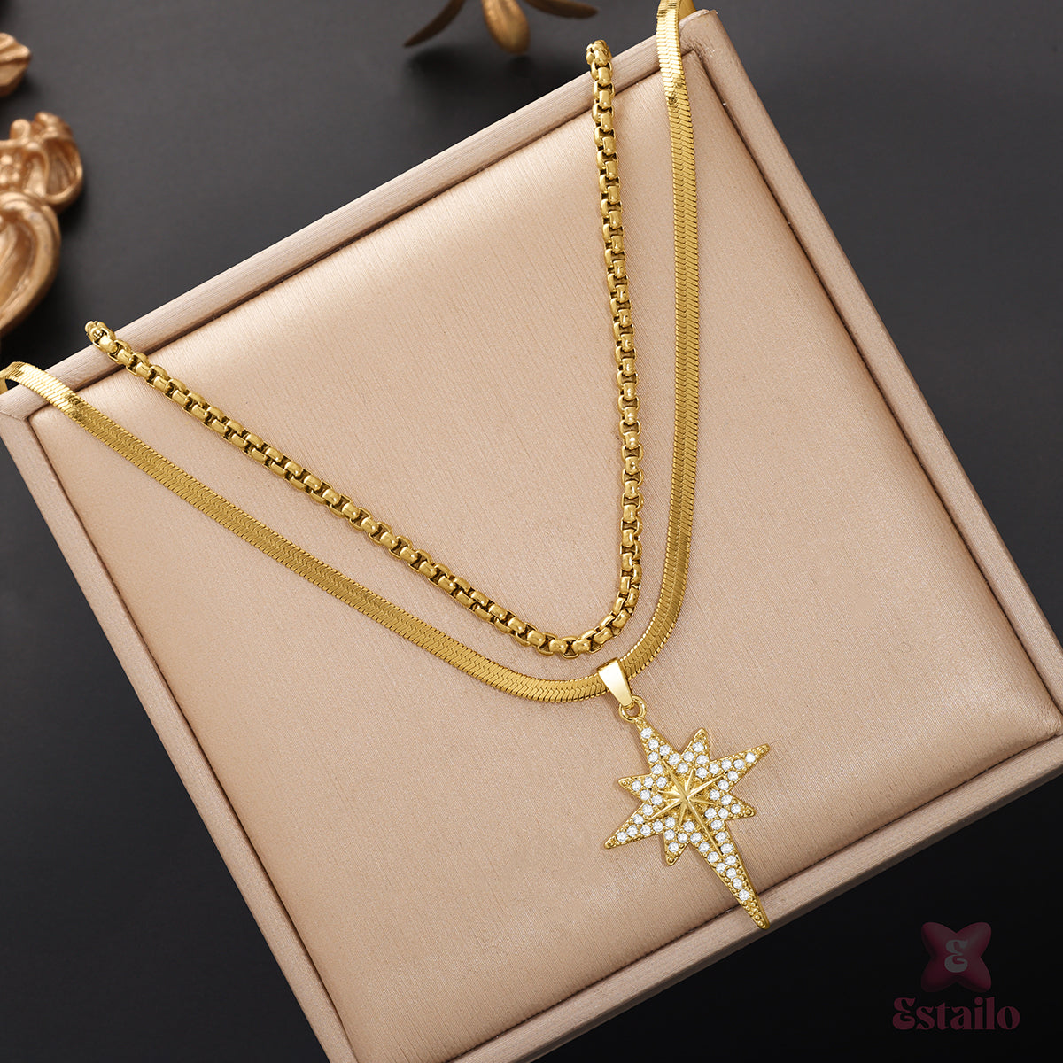 Stella Aura Layered Necklace