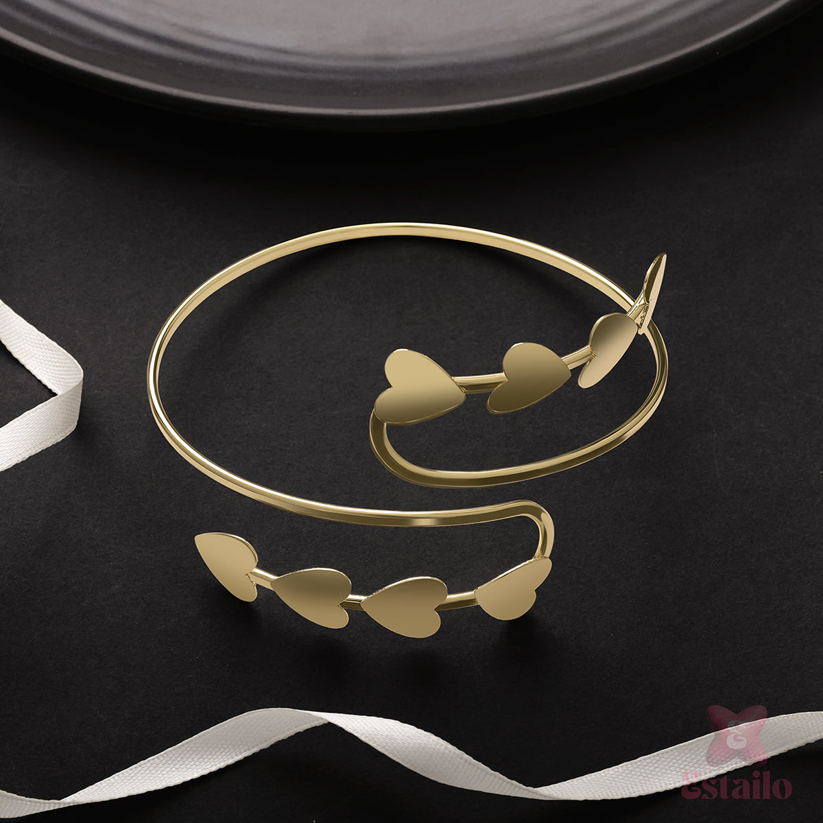 Triple Heart Arm Cuff