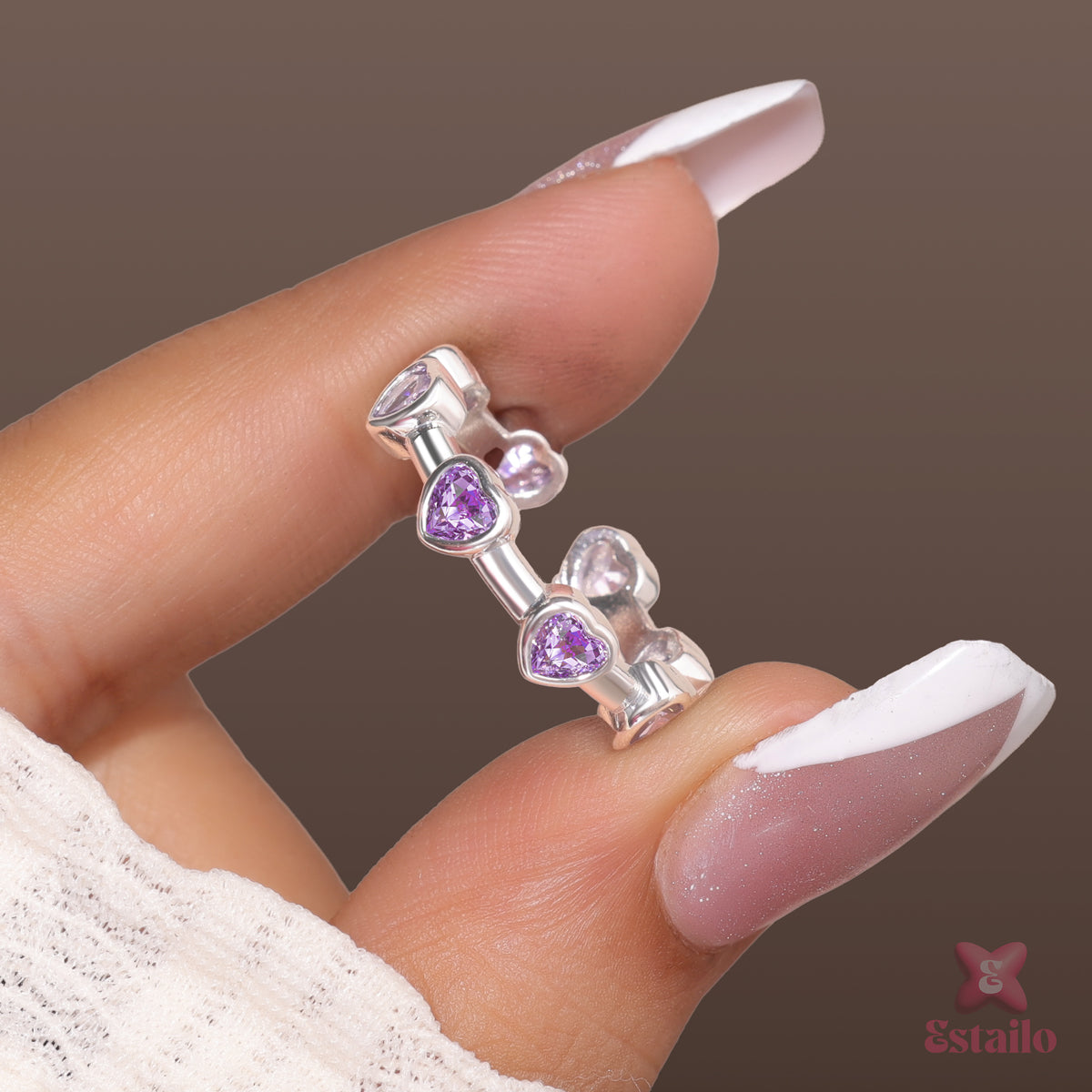 Violet Embrace Ring