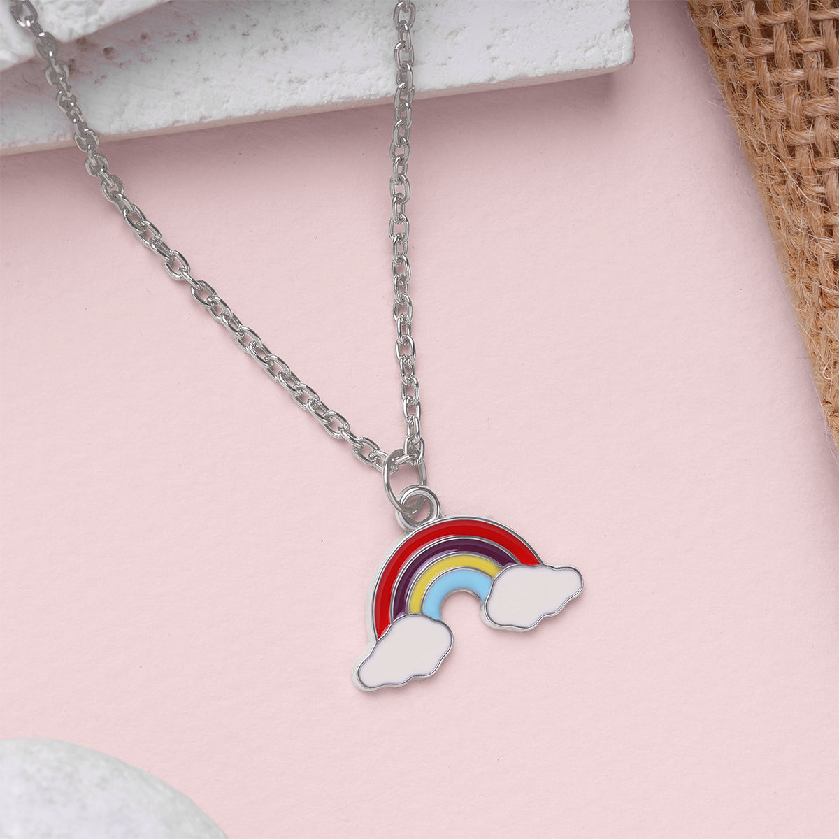Rainbow Cloud Necklace