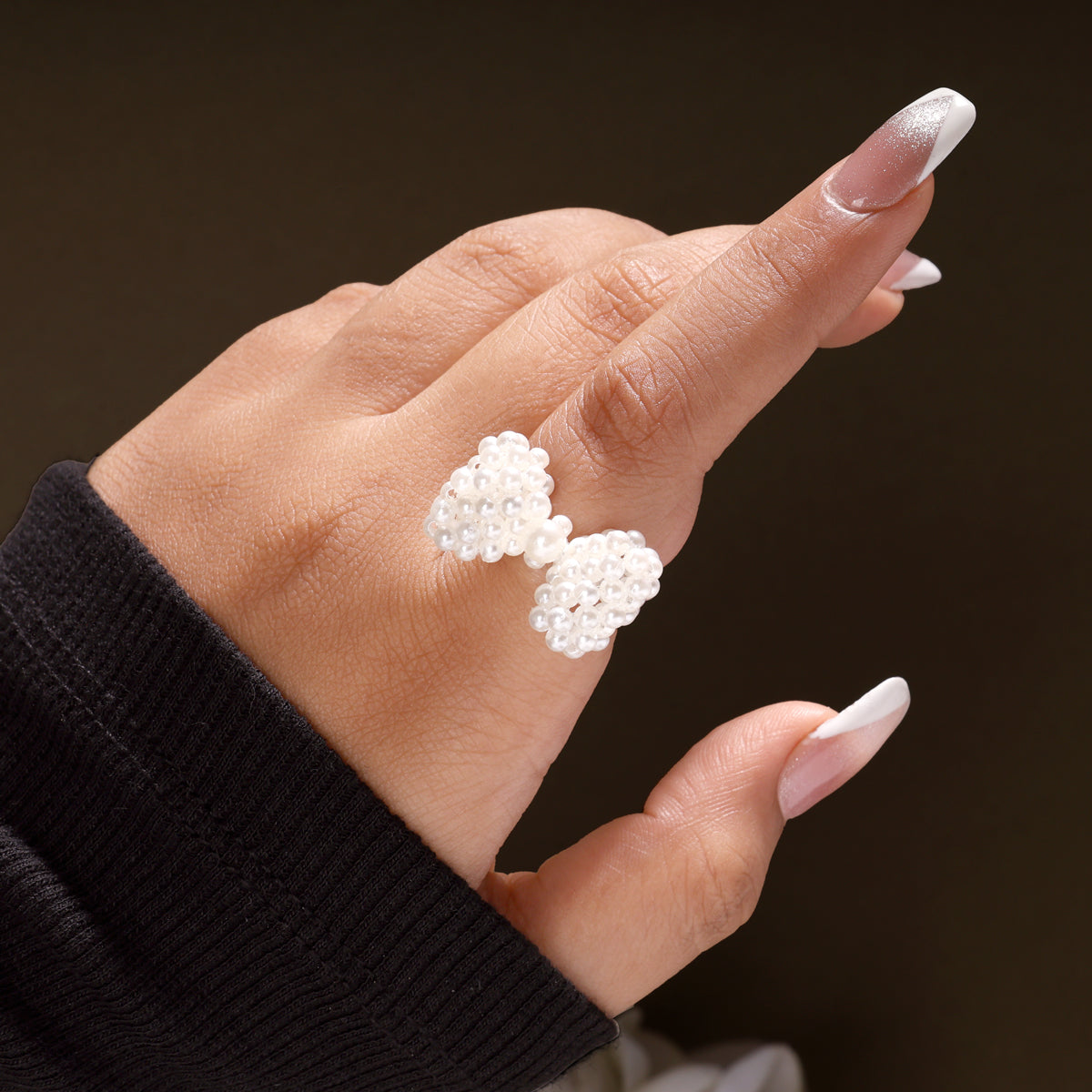 Pearl Bow Ring