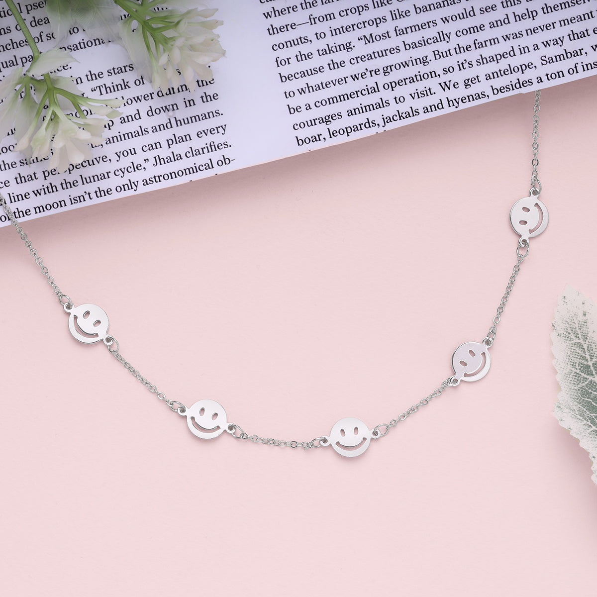 Silver Smiles Necklace
