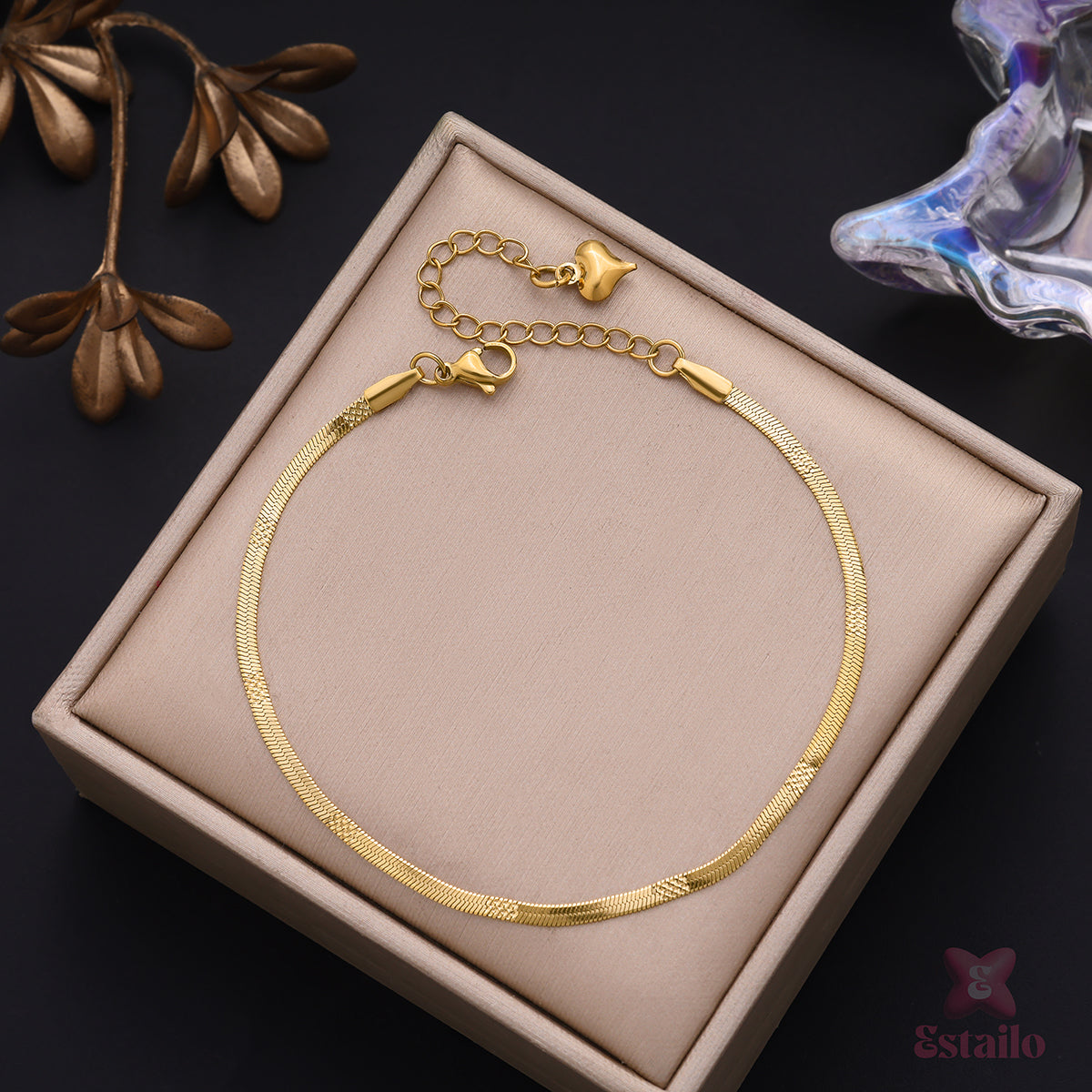 Elongated Link Anklet