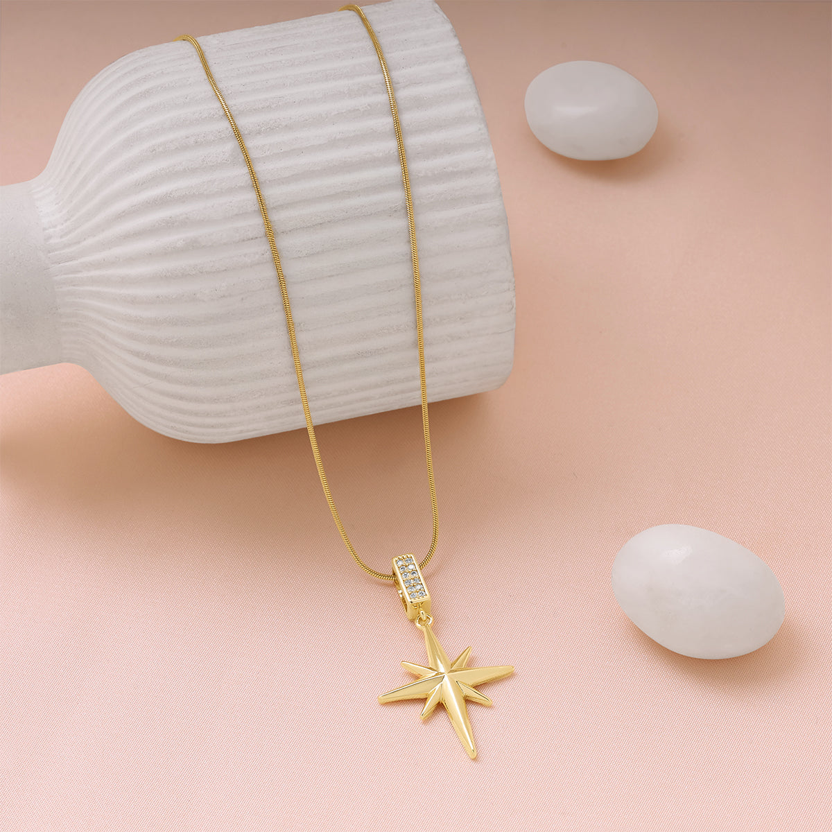 Gold Starburst Necklace