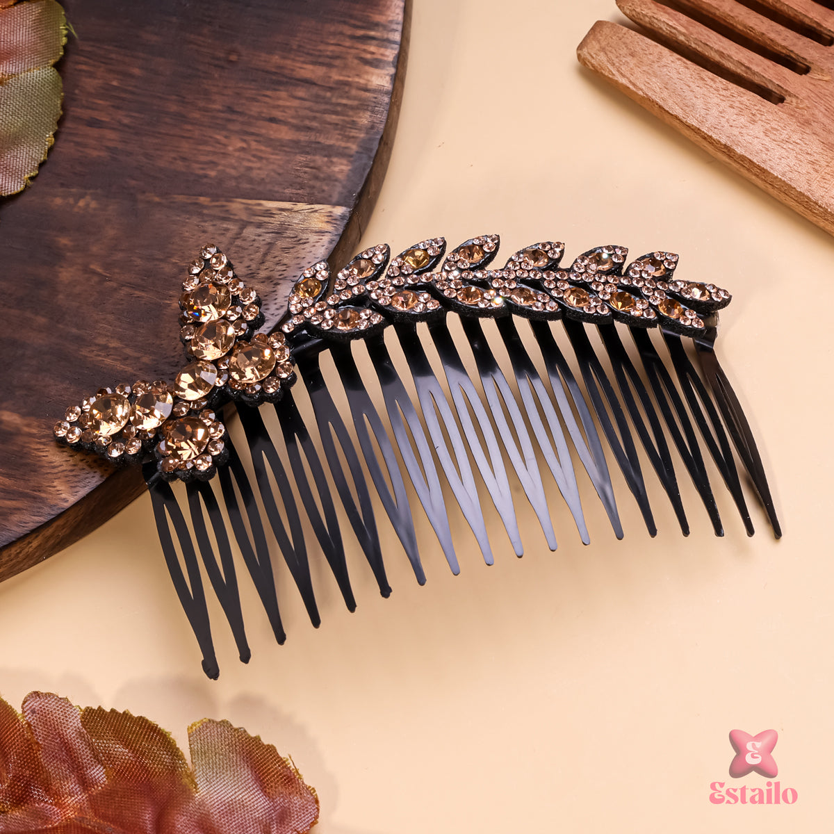 Noir Enchant Butterfly Hair Comb