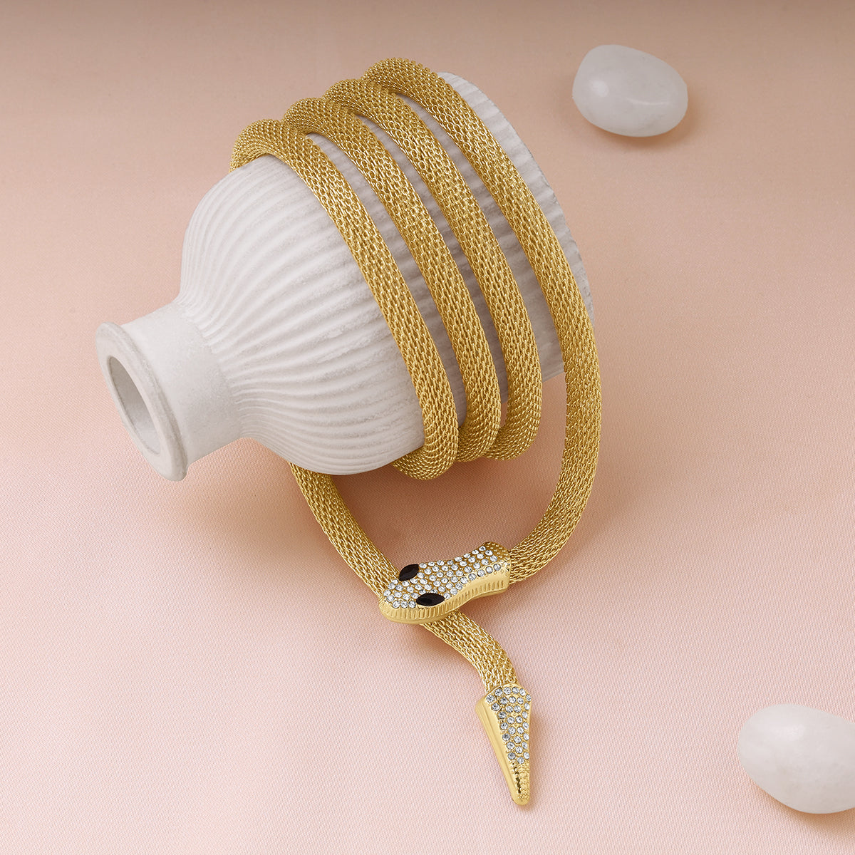 Regal Reptile Snake Necklace