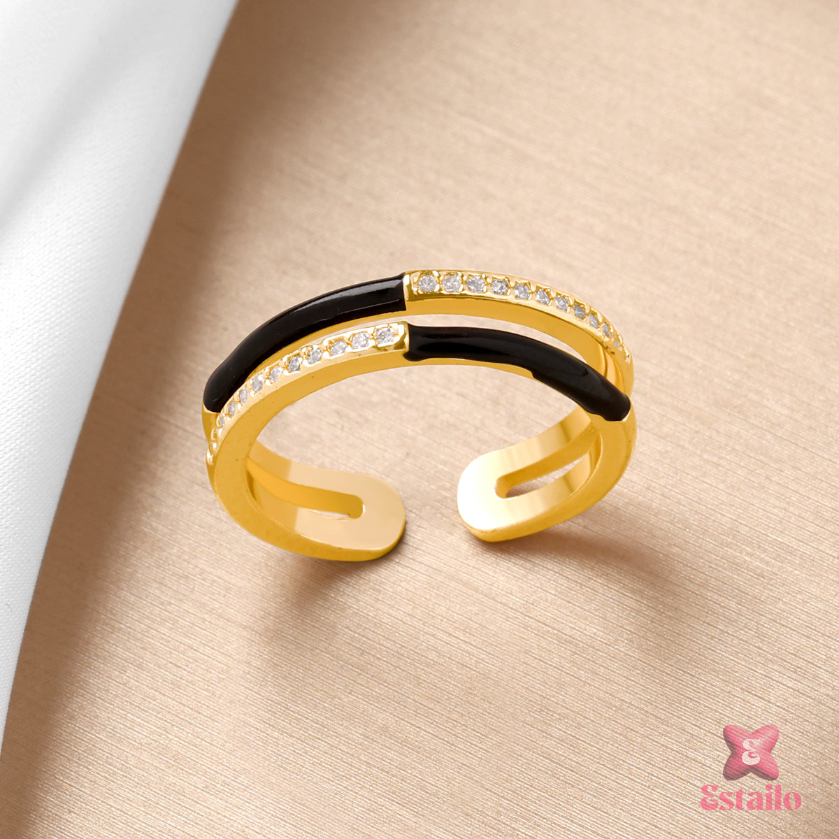 Midnight Sparkle Ring